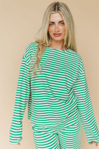 Lauren Stripe Long Sleeve in Green