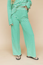 Lauren Stripe Pants in Green