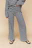 Lauren Stripe Pants in Navy