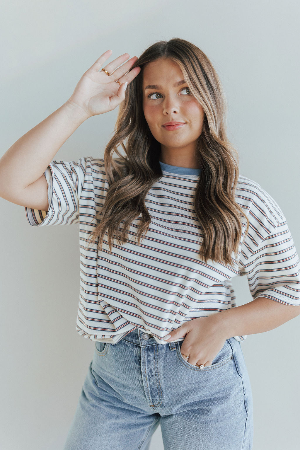 Frankie Stripe Tee Secondary image