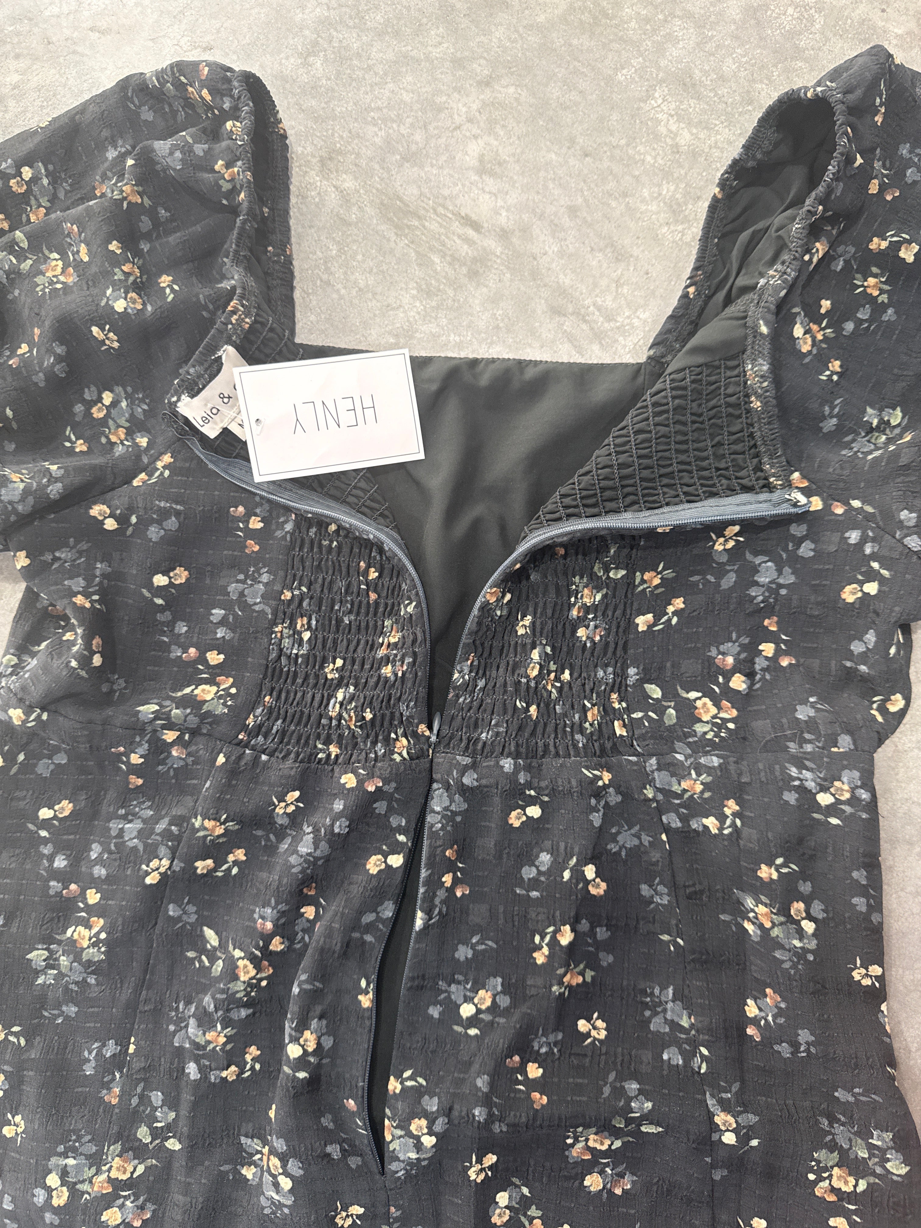 FINAL SALE - FLAWED Moon Flower Floral Midi - Medium