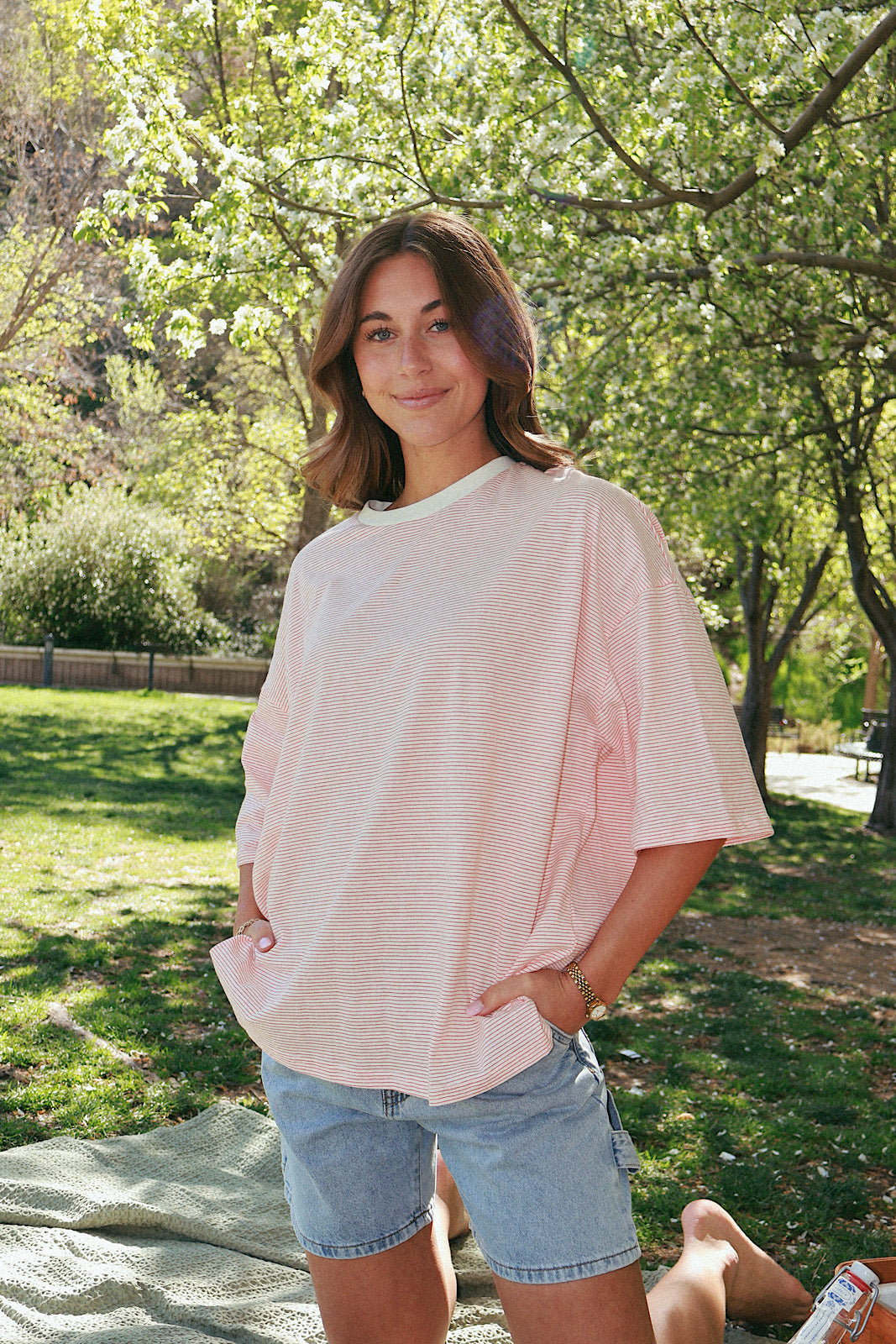 Hayden Stripe Tee Secondary image