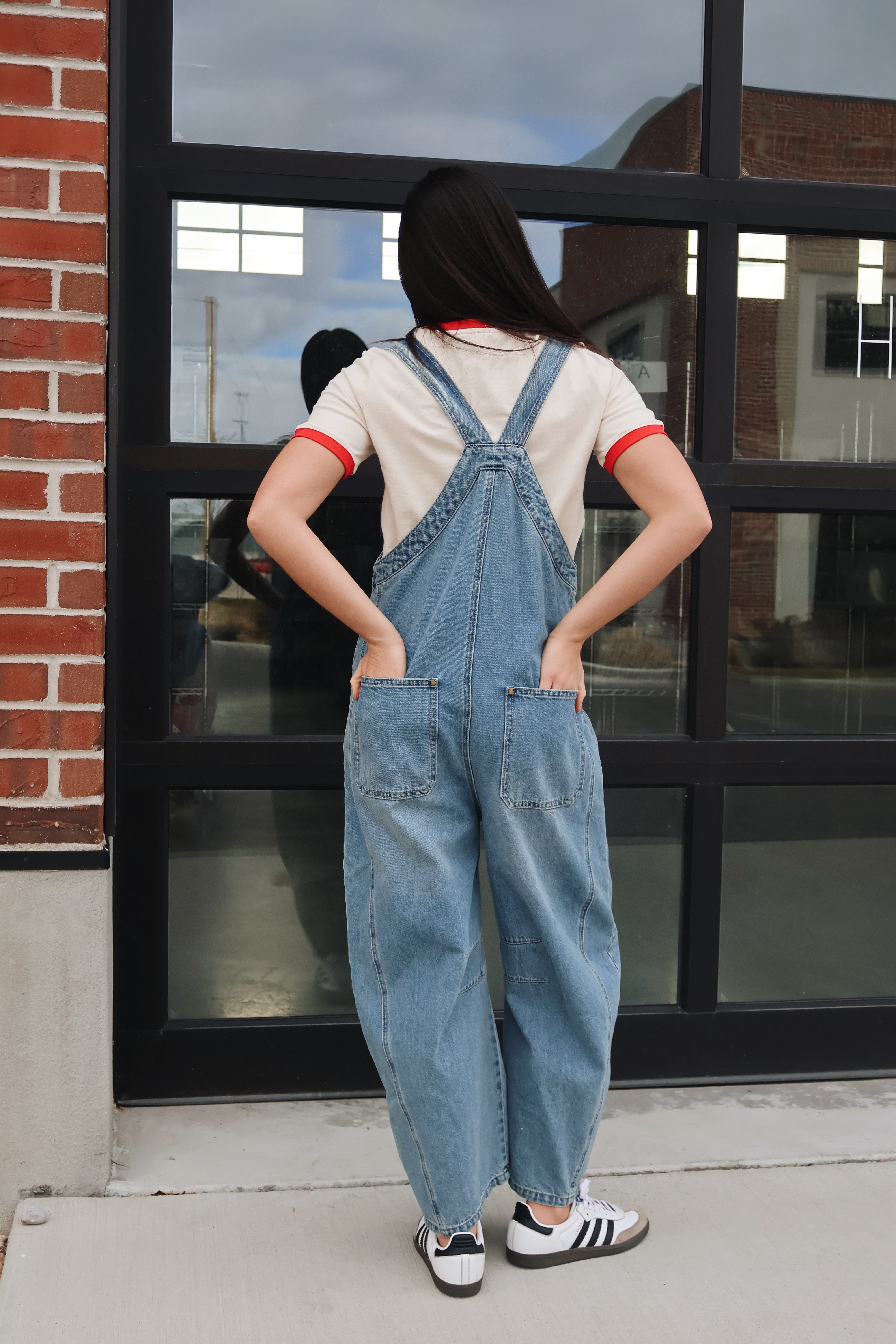 Junie Zip Front Denim Overalls – Henly
