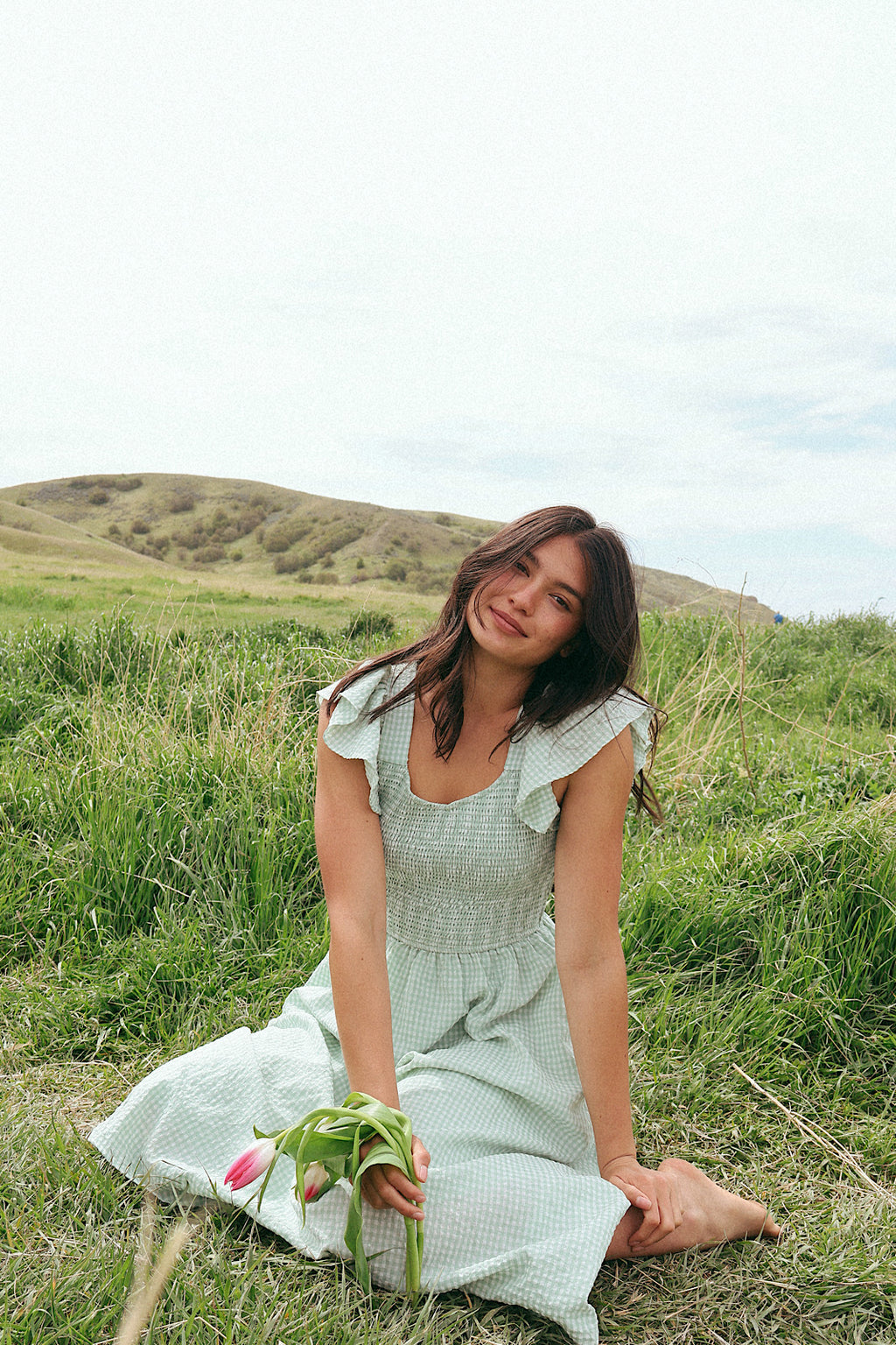 Dorothy Gingham Midi