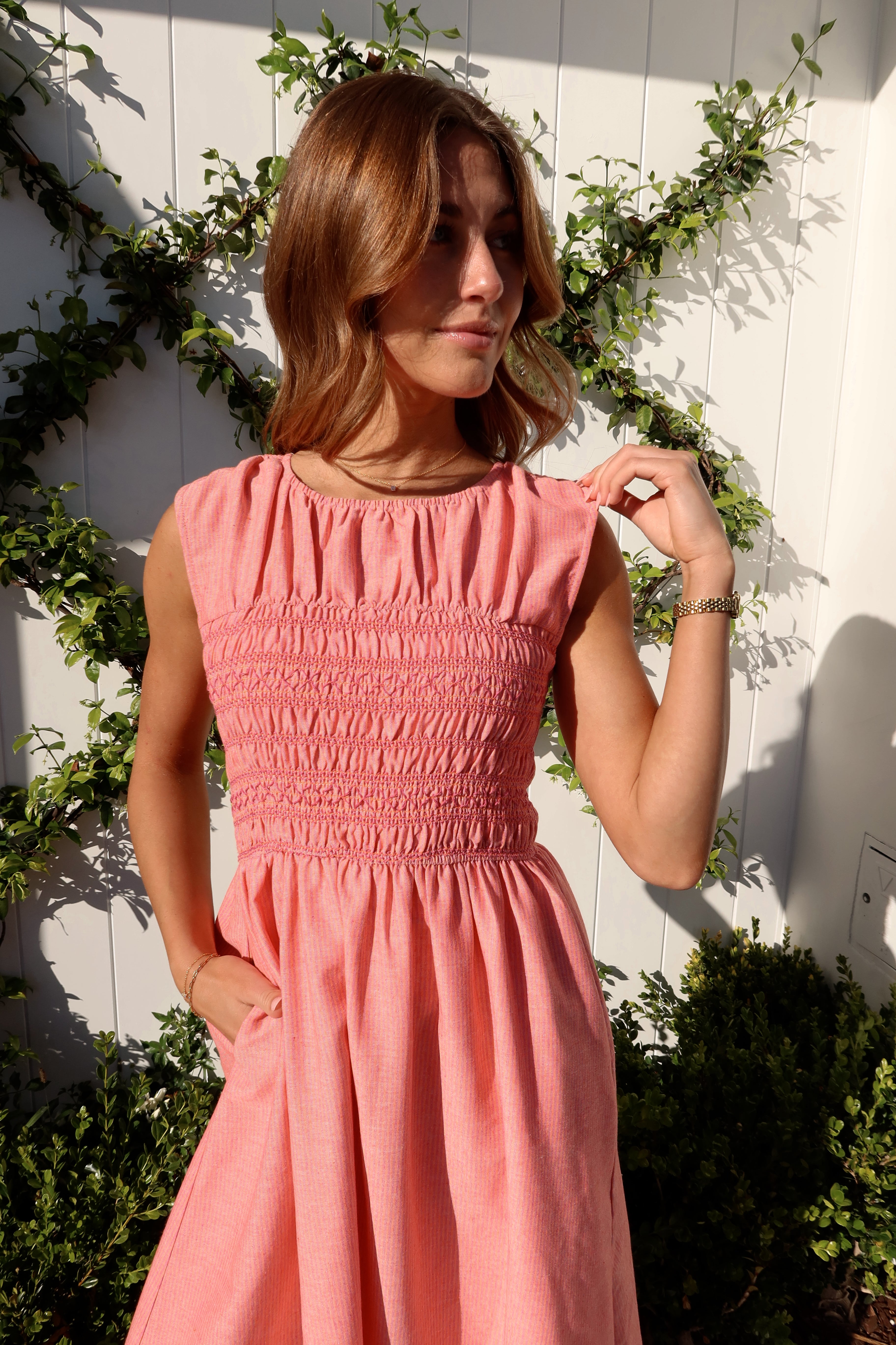 Margot Pinstripe Maxi