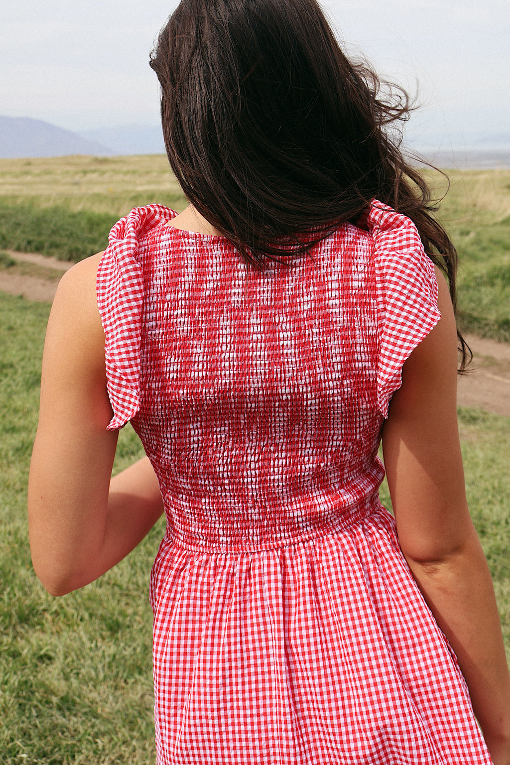 Dorothy Gingham Midi