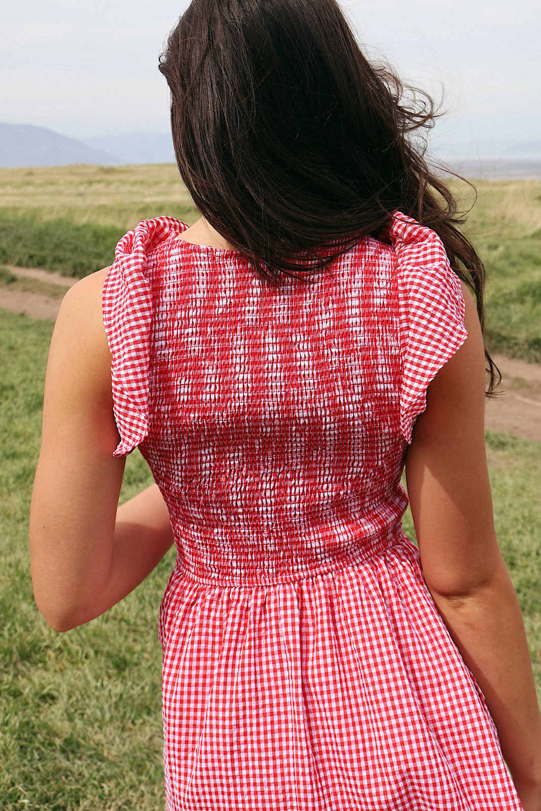 Dorothy Gingham Midi