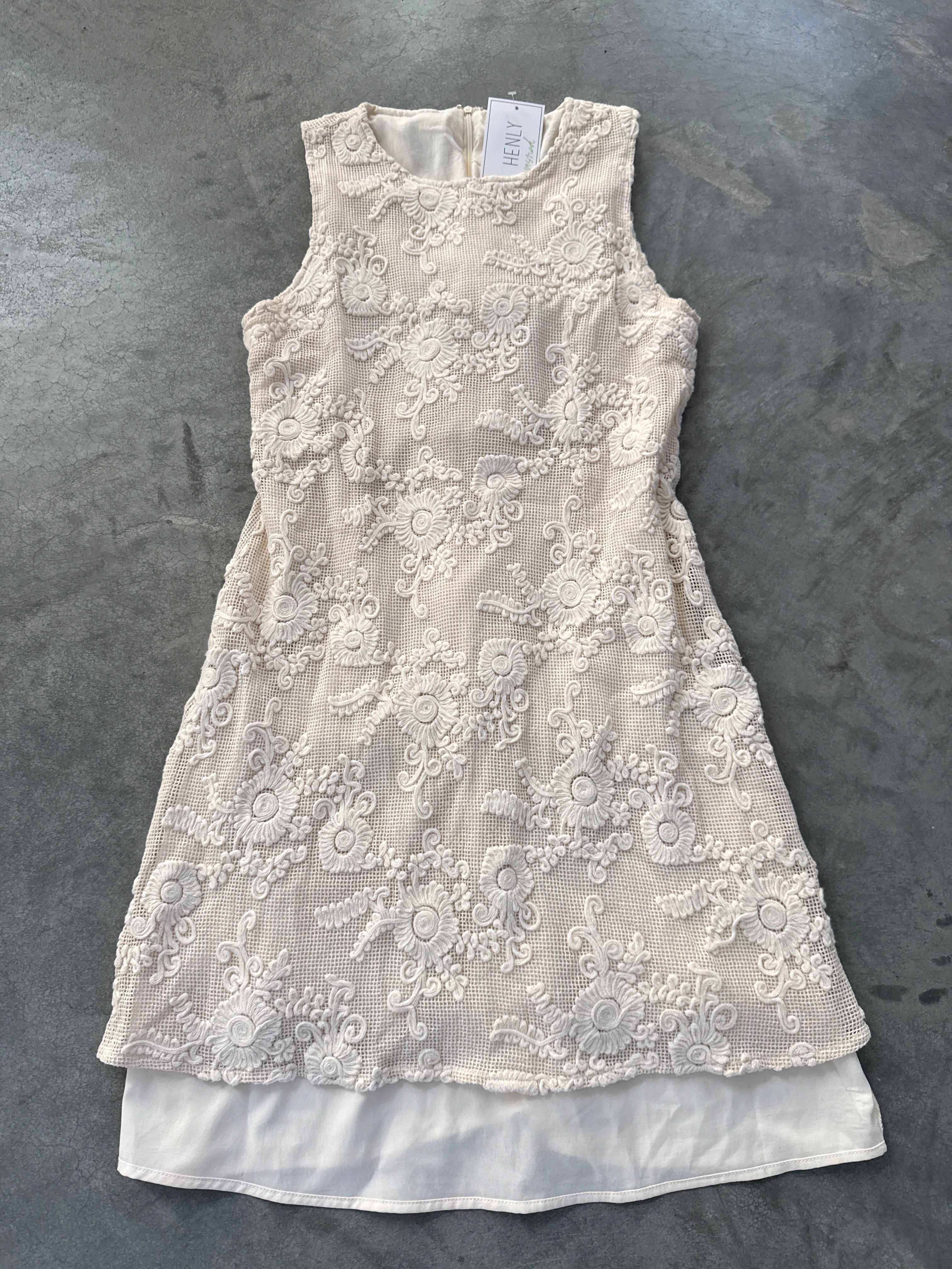 FINAL SALE - FLAWED High Tide Crochet Dress - Small Main image
