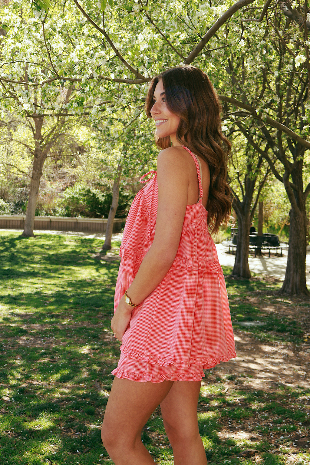 Strawberry Shortcake Gingham Tank