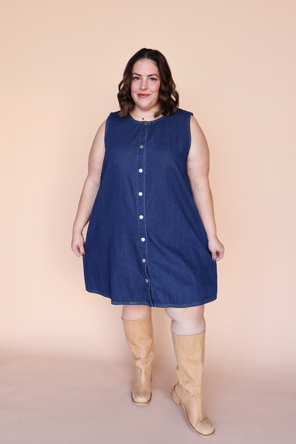 Josie Denim Shift Dress