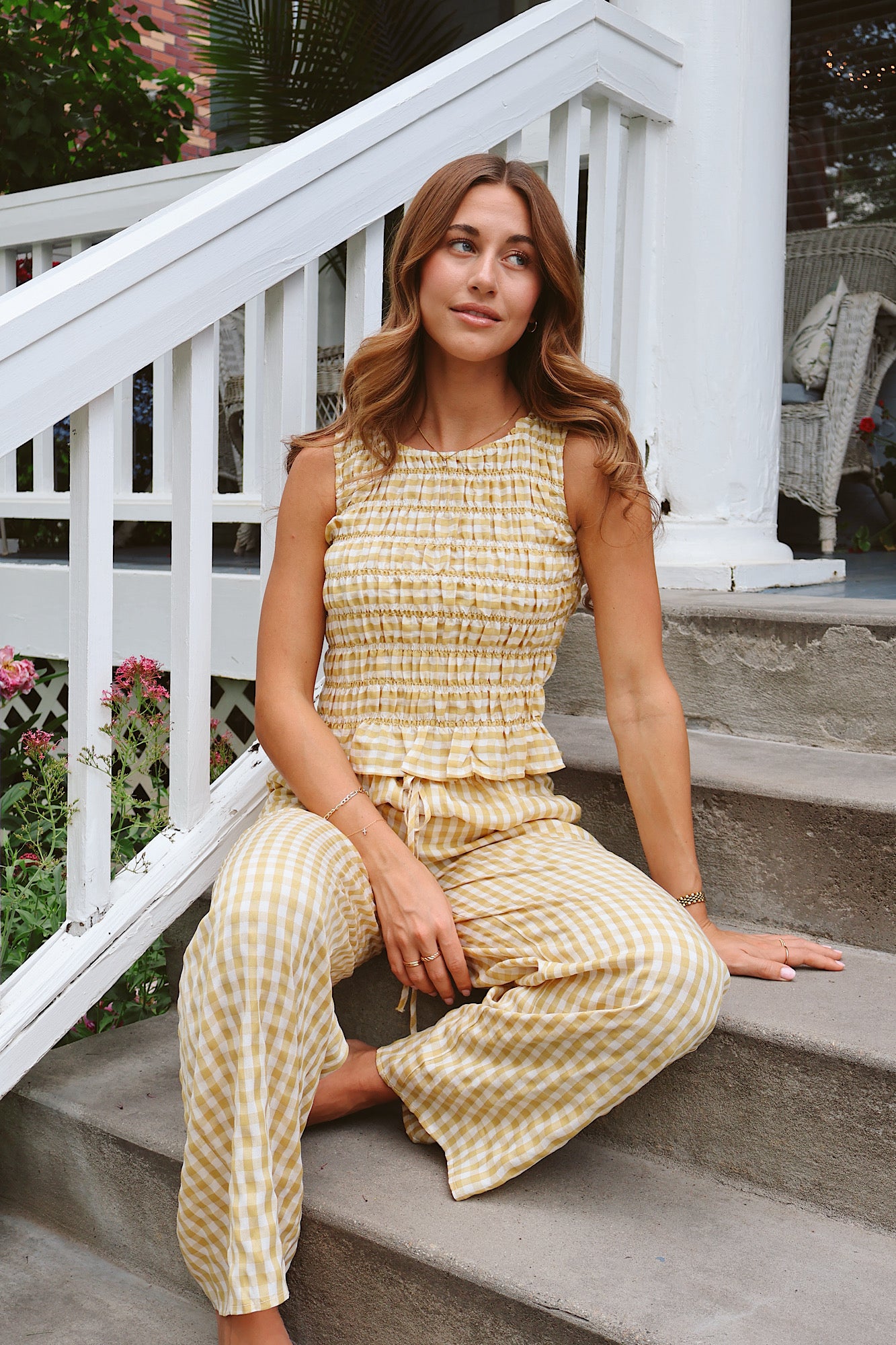 Savannah Gingham Tank