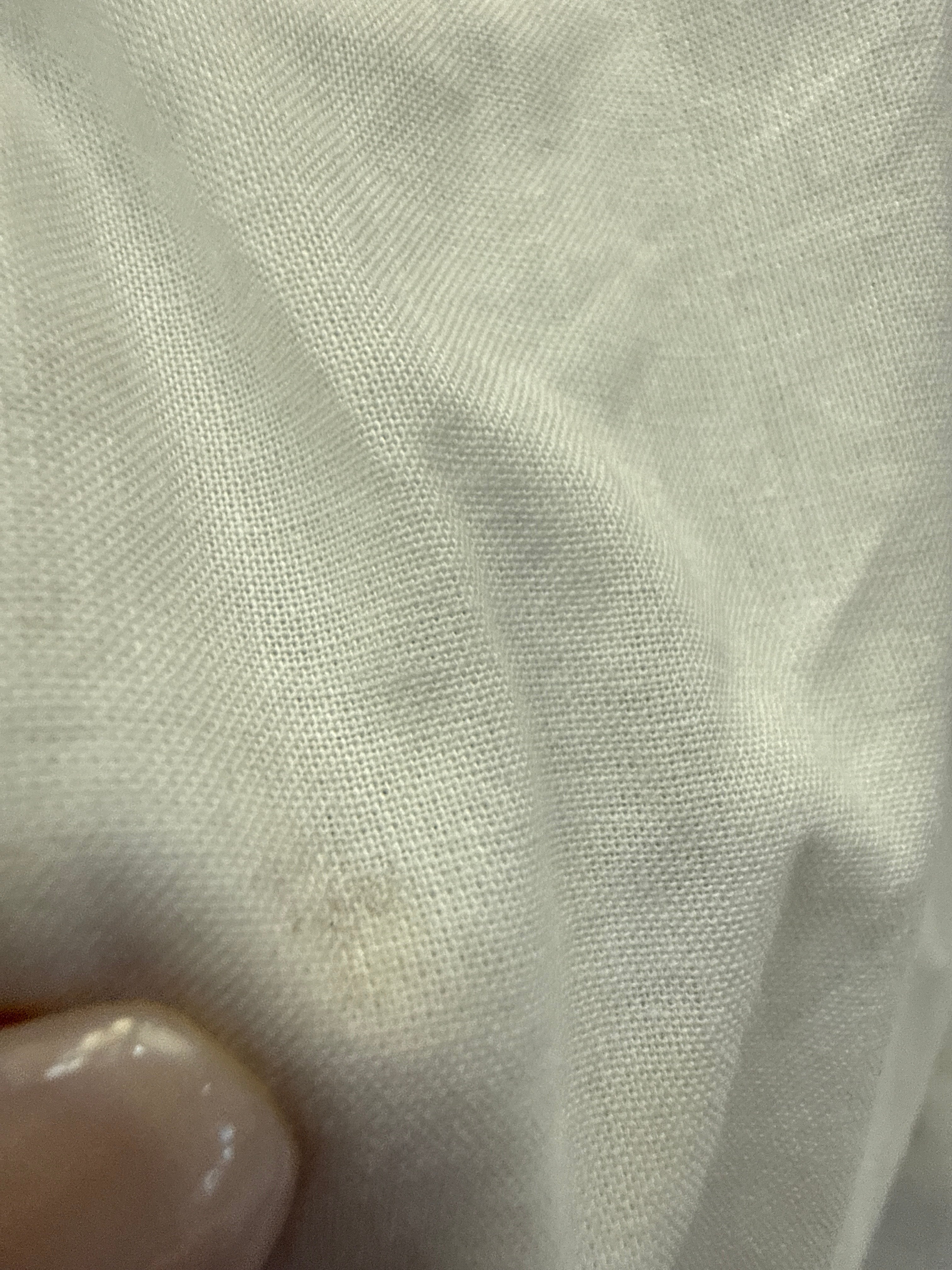 FINAL SALE - FLAWED Daphne Cotton Blouse in White - Small