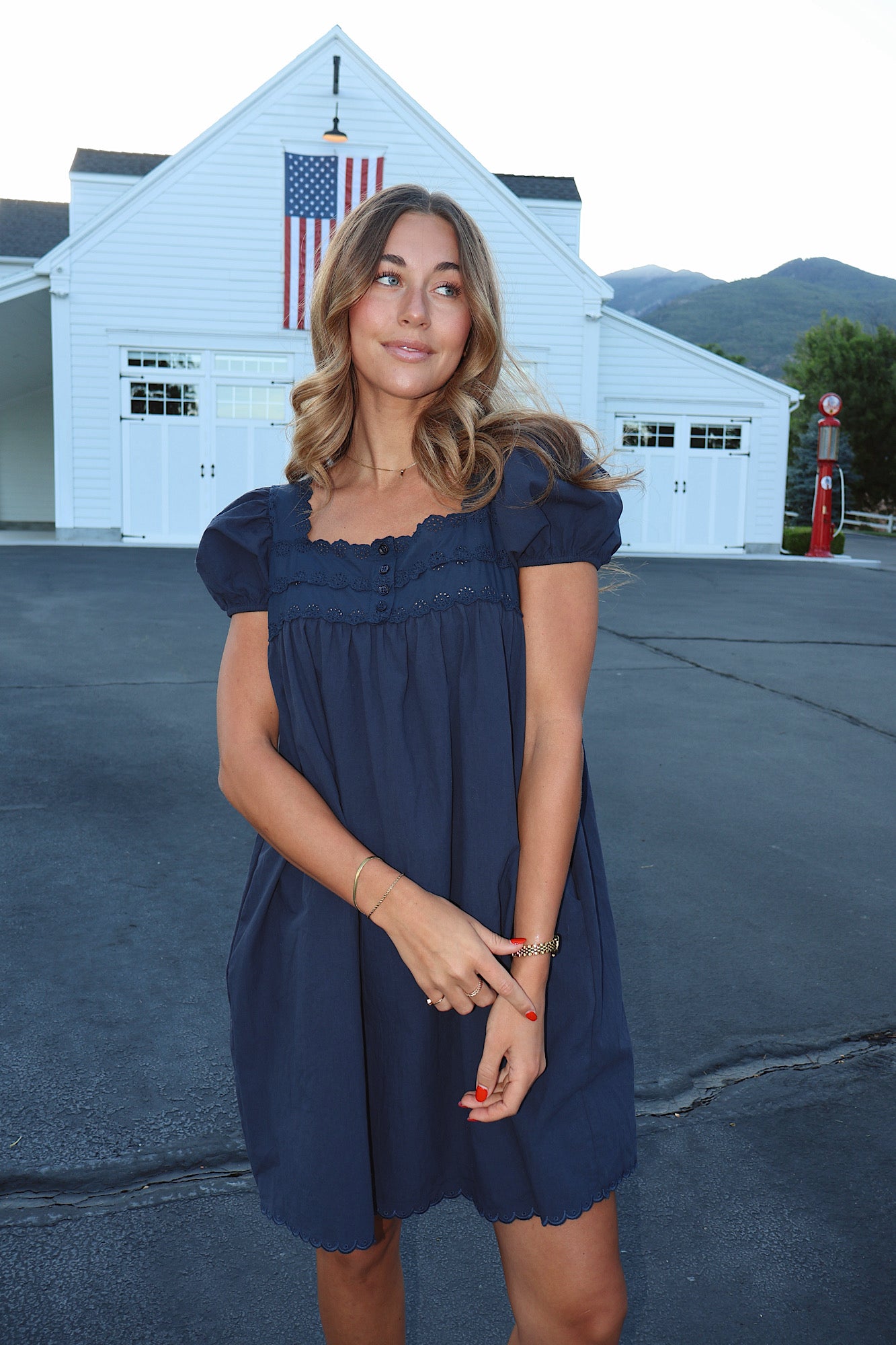 Janie Eyelet Dress