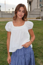Sweet Caroline Ruffle Blouse