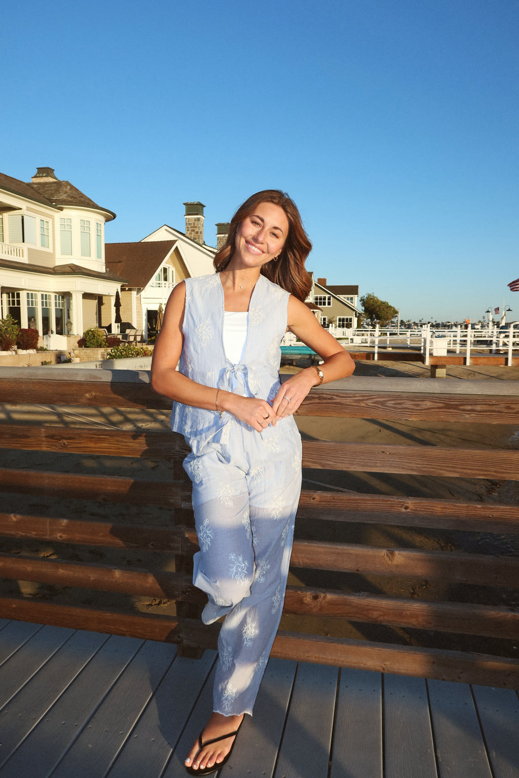 Del Mar Embroidered Vest