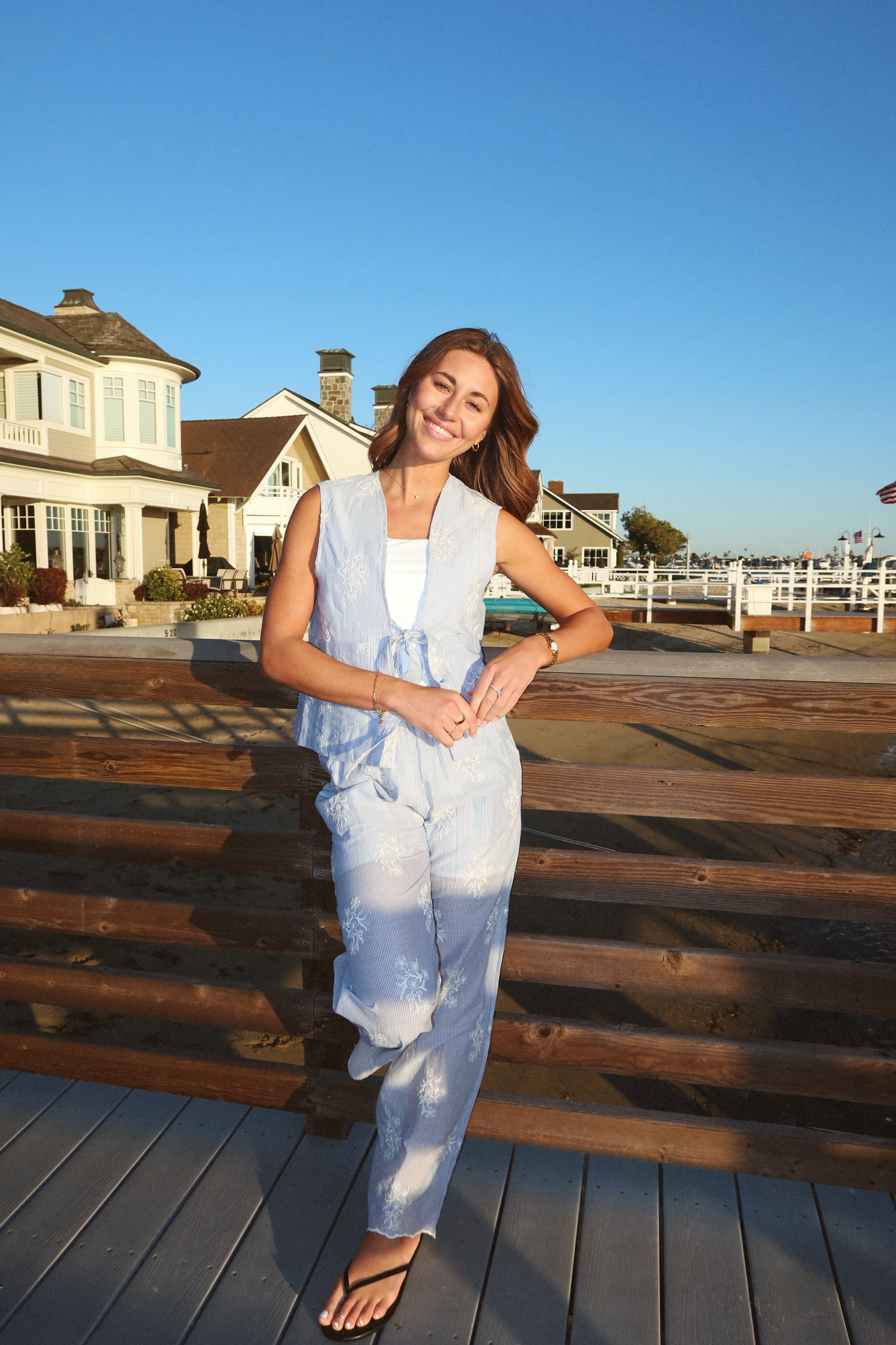Del Mar Embroidered Vest
