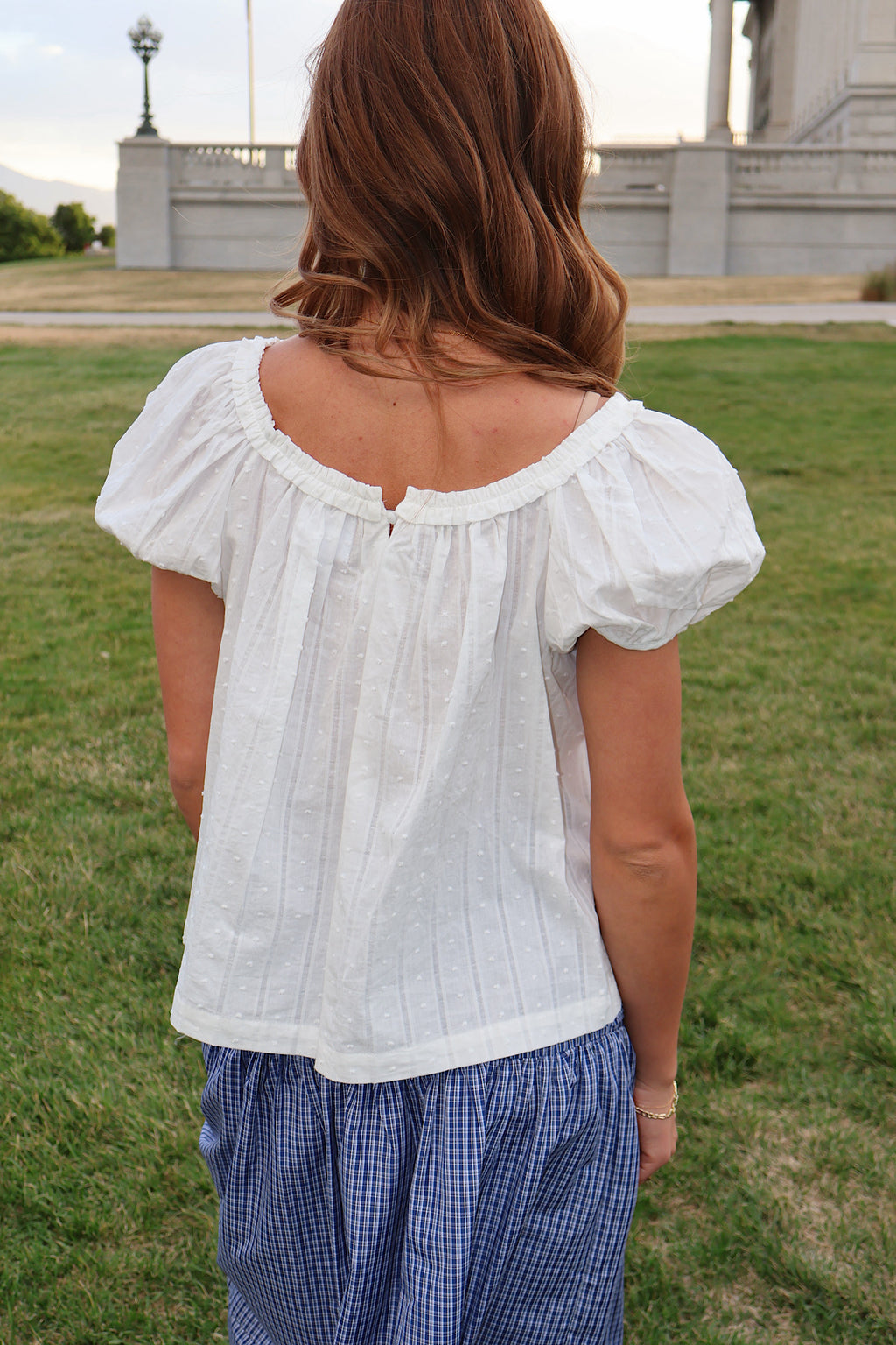 Sweet Caroline Ruffle Blouse