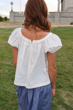 Sweet Caroline Ruffle Blouse