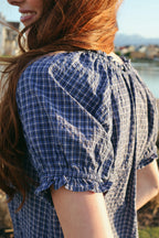 Bonnie Seersucker Plaid Blouse