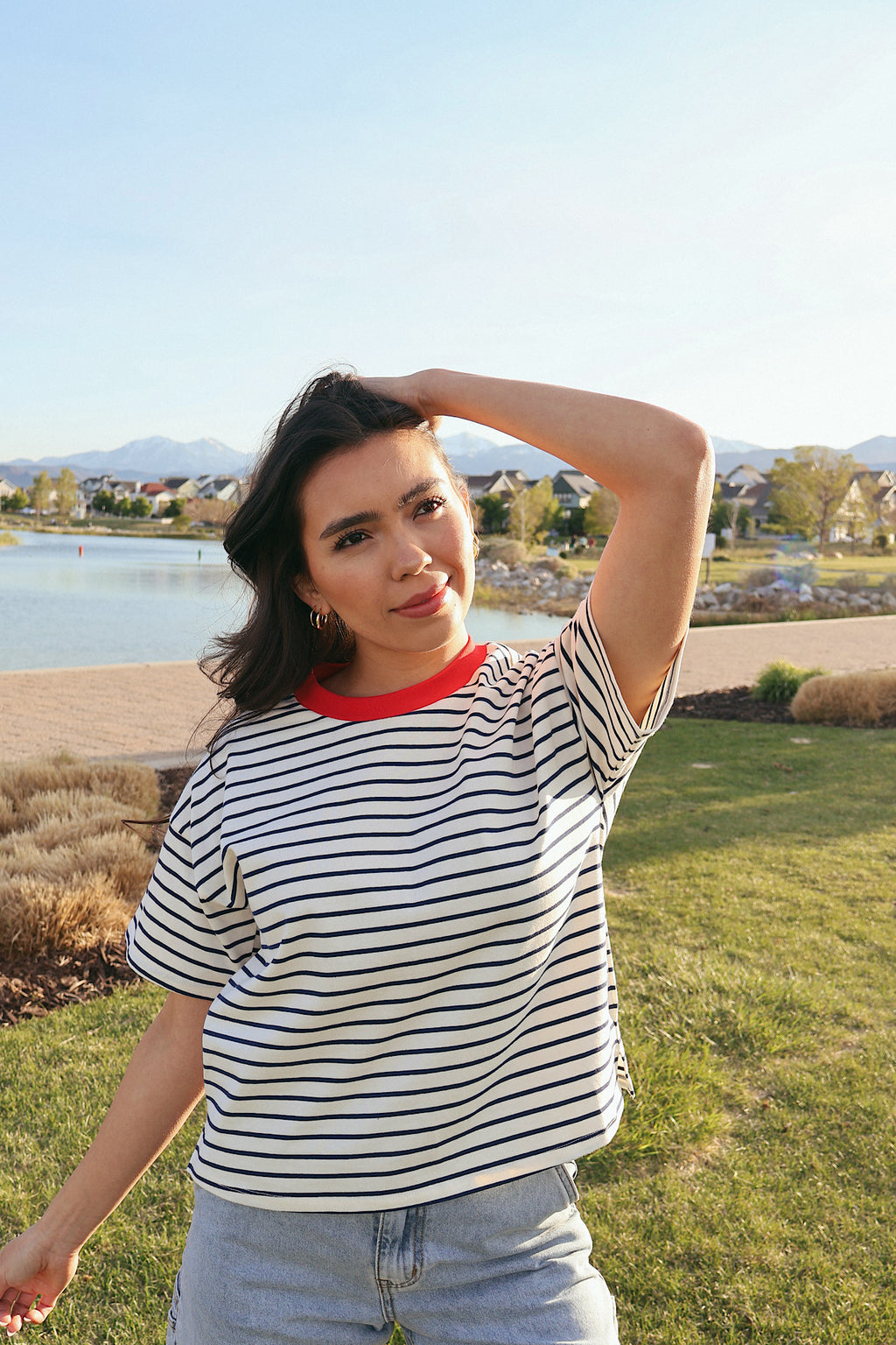 Kendall Stripe Tee