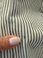 FINAL SALE - FLAWED Newport Pinstripe Romper - Large