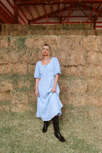 Bluebell Gingham Maxi