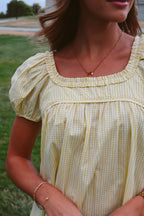 Teddy Gingham Ruffle Dress