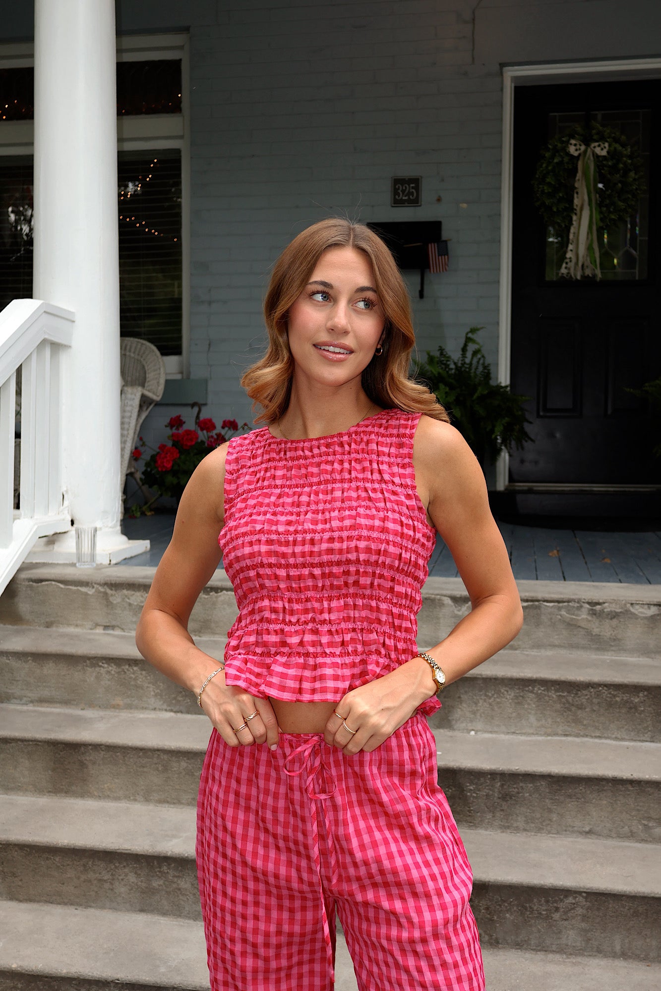 Savannah Gingham Tank