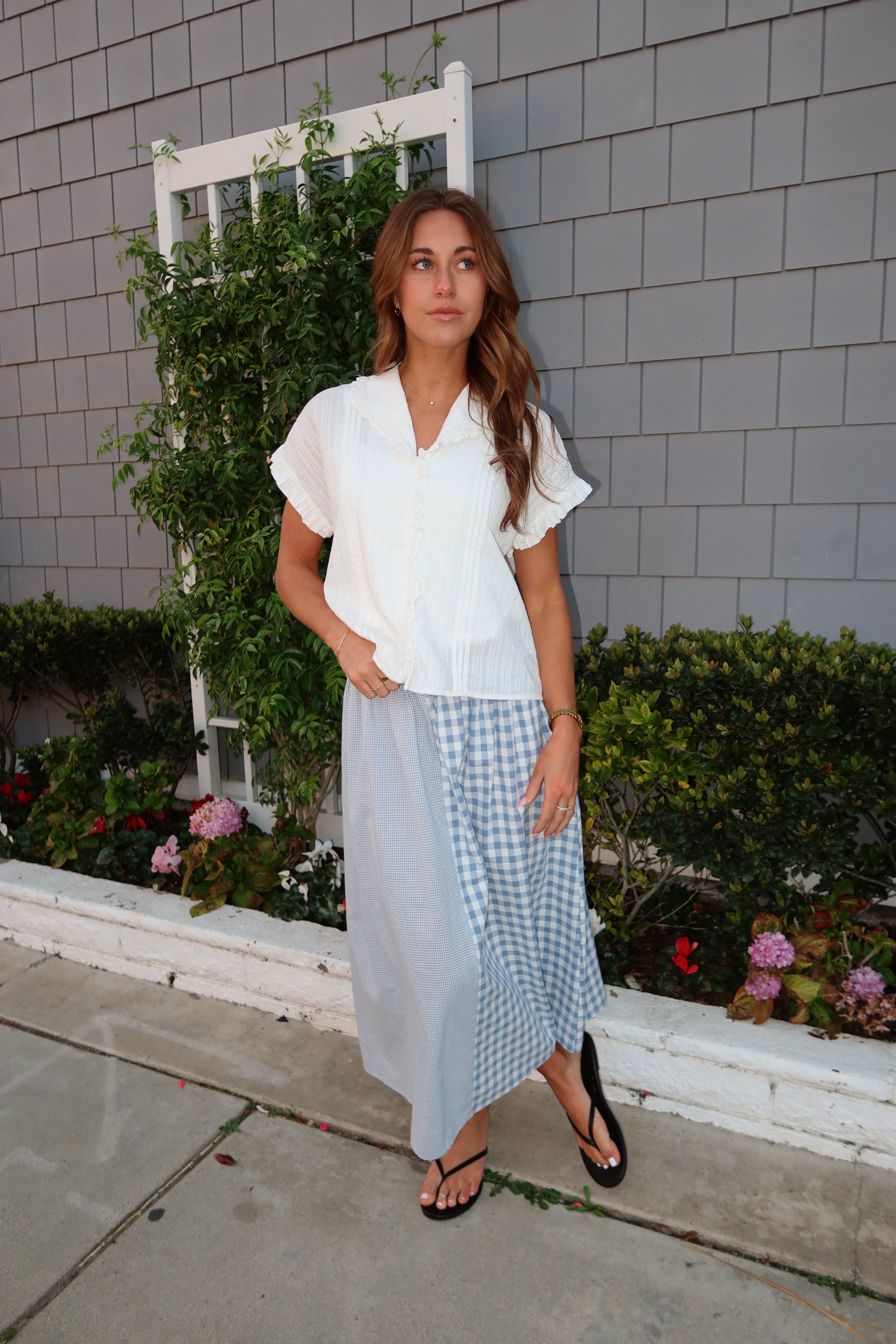 Caroline Gingham Skirt