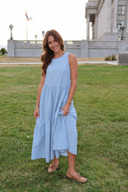 Kennedy Asymmetrical Tie Maxi