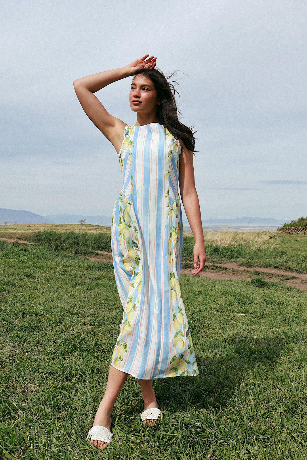 Limoncello Stripe Maxi Main image