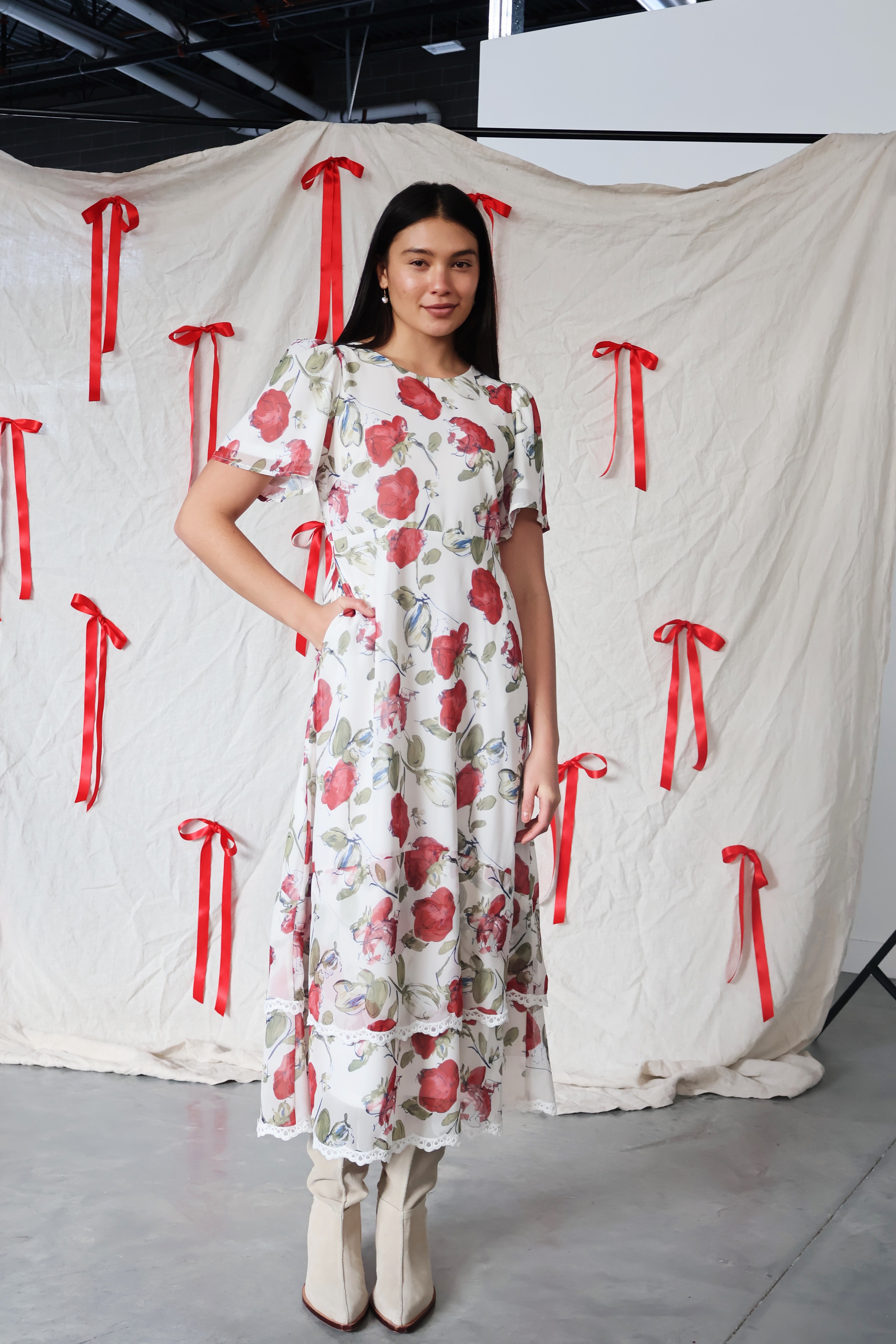 Rosalie Floral Dress Main image