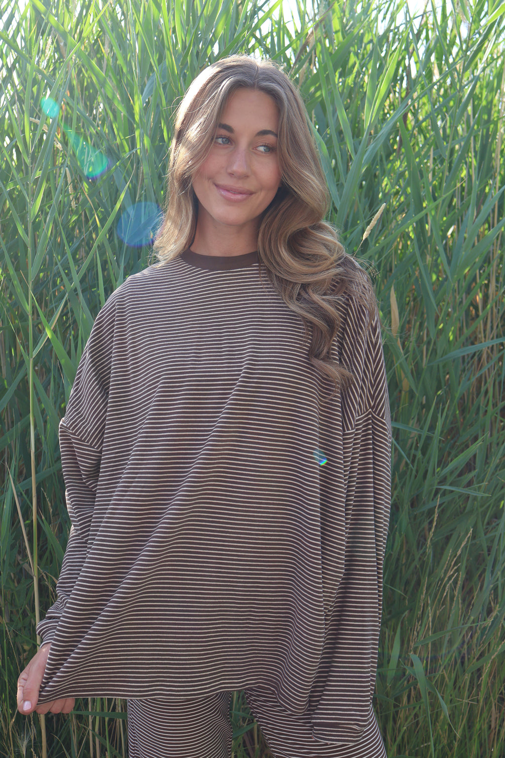 Porter Fleece Stripe Long Sleeve