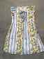 FINAL SALE - FLAWED Citrus Stripe Dress - XLarge