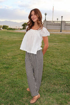 Roosevelt Gingham Pants