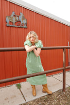 Clover Gingham Maxi