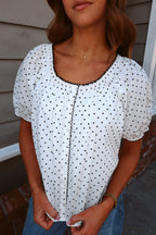 Polly Dot Blouse