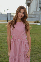 Kennedy Asymmetrical Tie Maxi