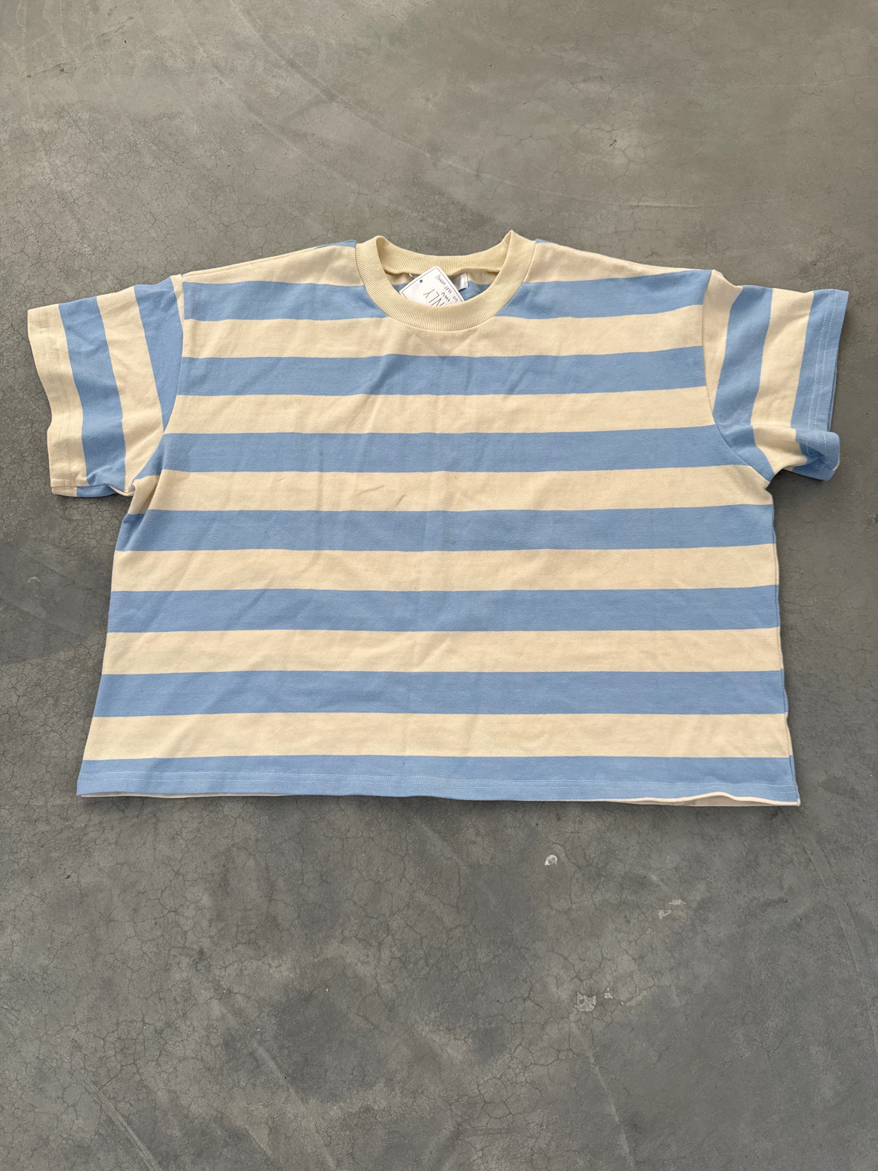 FINAL SALE - FLAWED Weekender Stripe Top - XLarge Main image