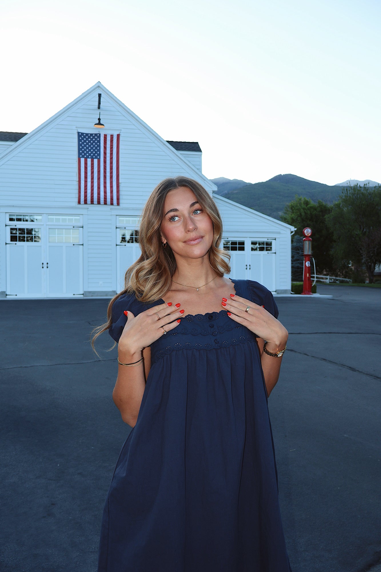 Janie Eyelet Dress