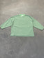 FINAL SALE - FLAWED Porter Stripe Pullover in Lime - S/M