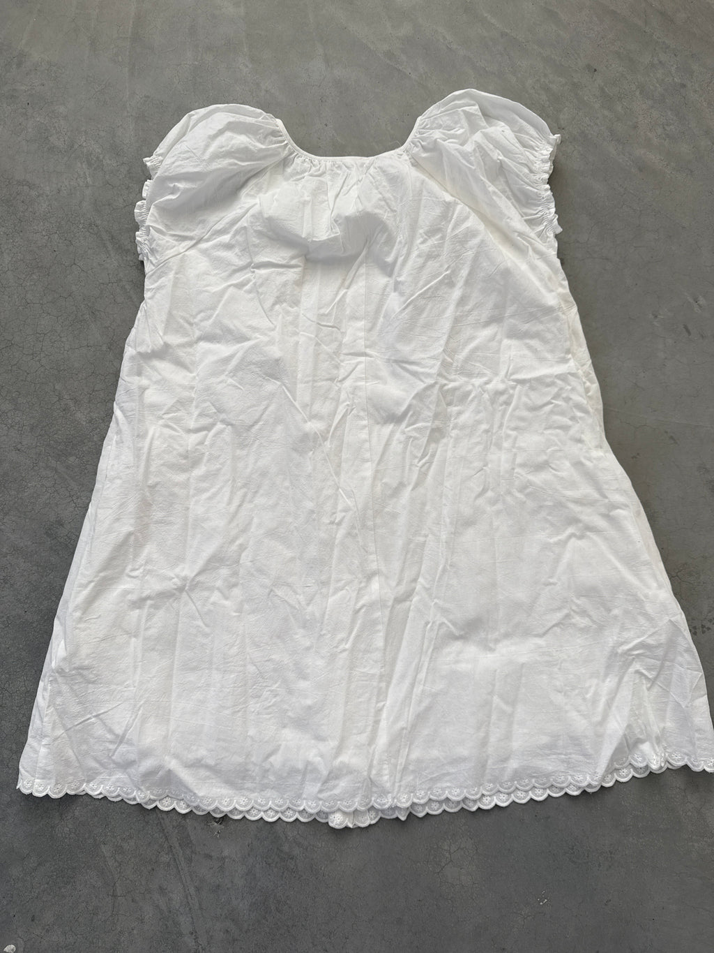 FINAL SALE - FLAWED Monroe Dress in White - Small