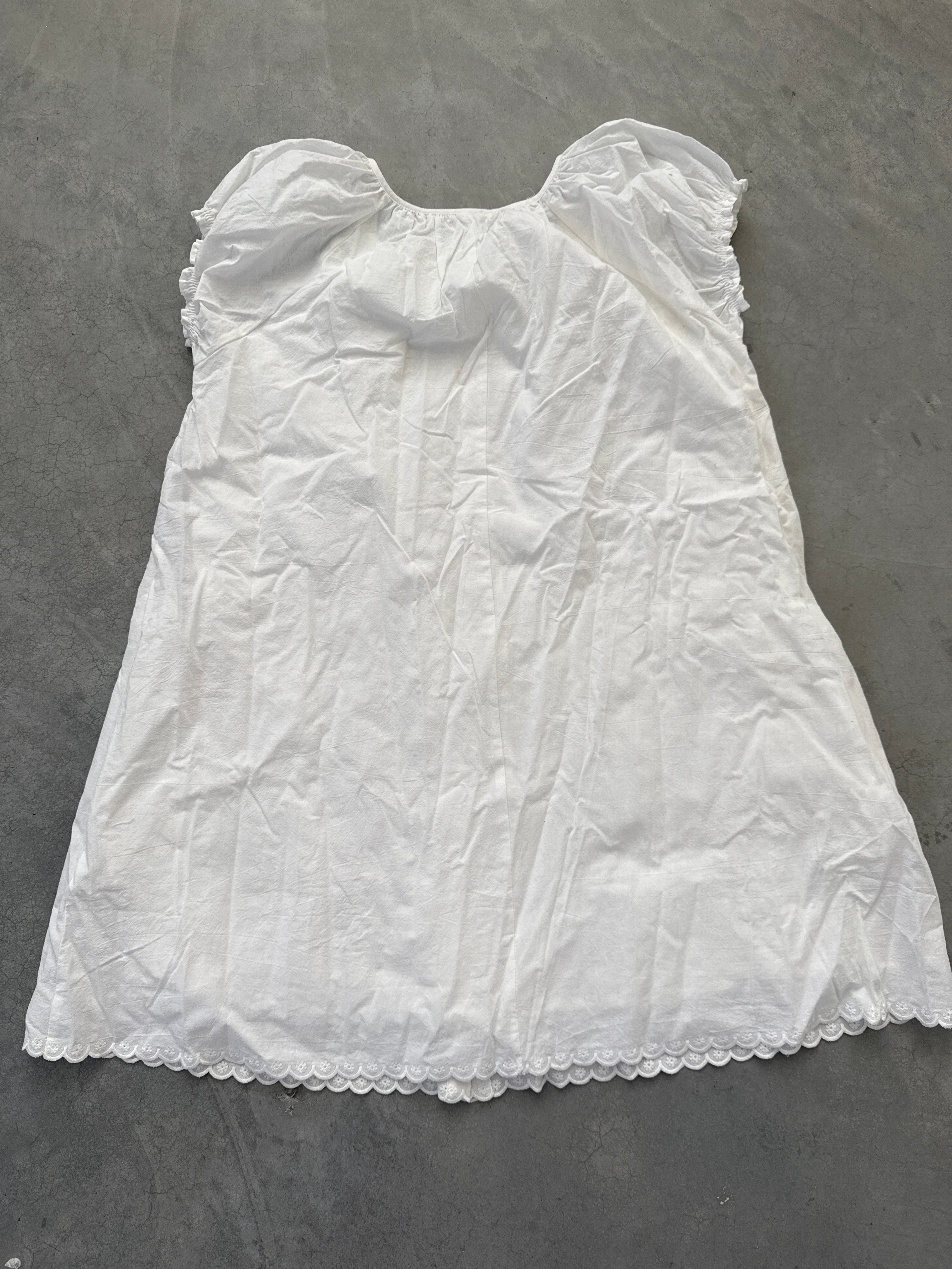 FINAL SALE - FLAWED Monroe Dress in White - Small