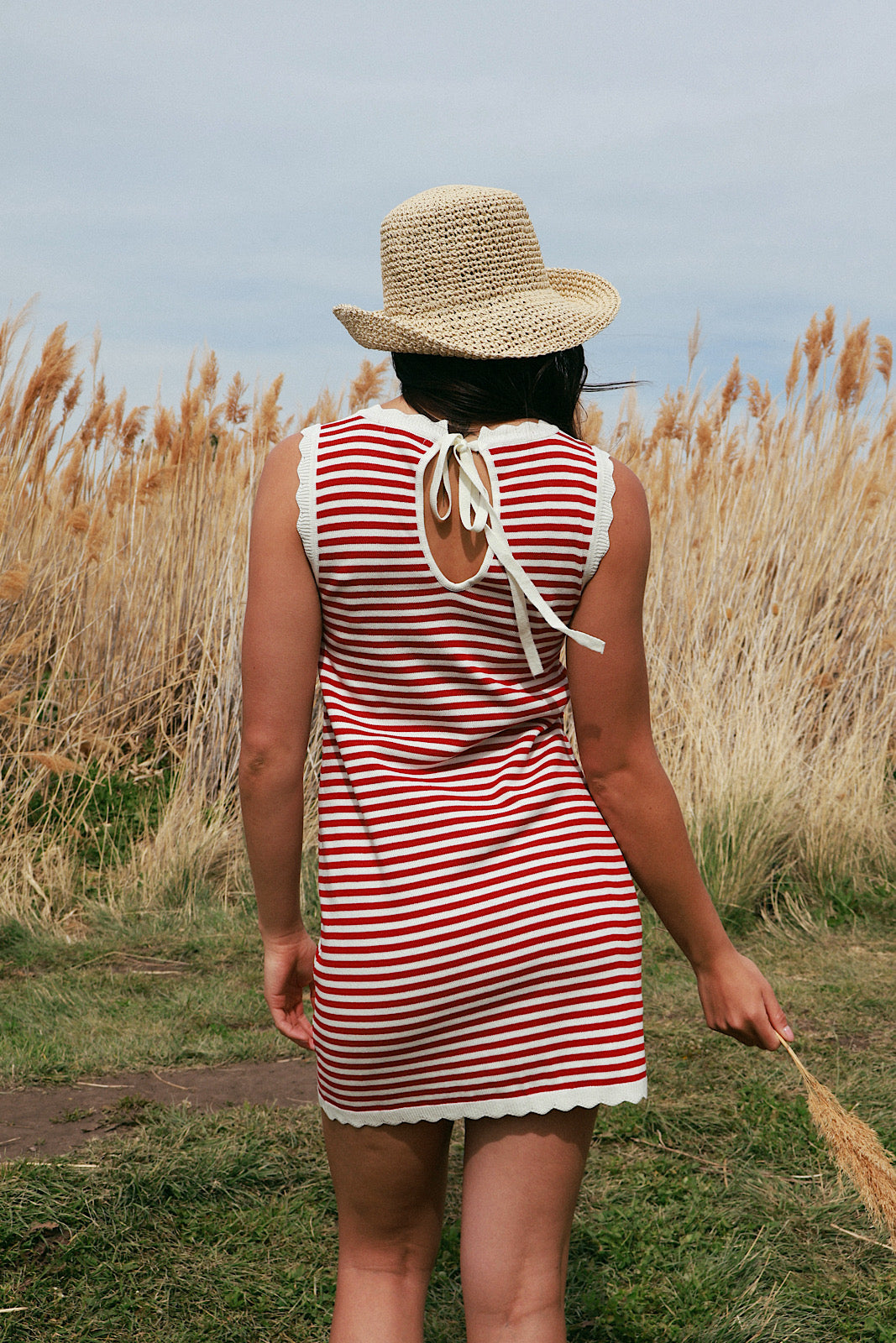 Hampton Knit Stripe Dress Secondary image