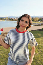 Kendall Stripe Tee