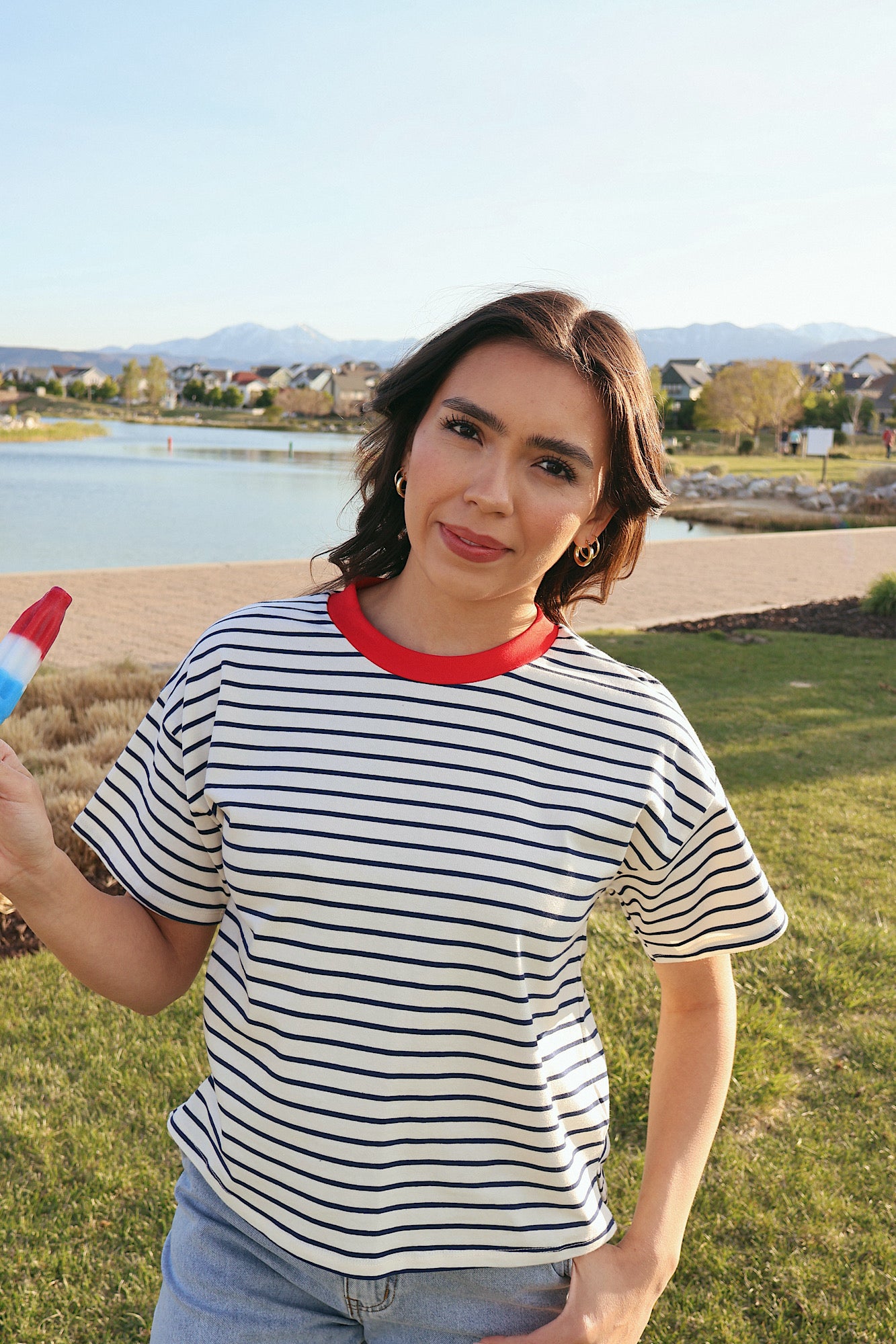 Kendall Stripe Tee