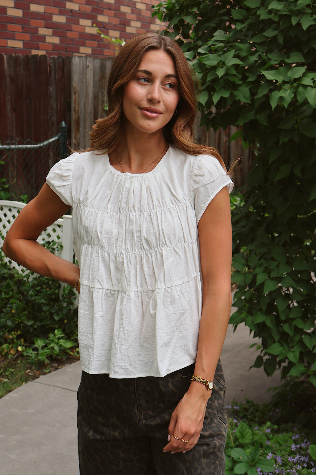 Ellie Ruched Blouse