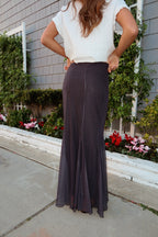 Love You Dot Maxi Skirt in Black