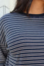 Carson Stripe Long Sleeve in Navy