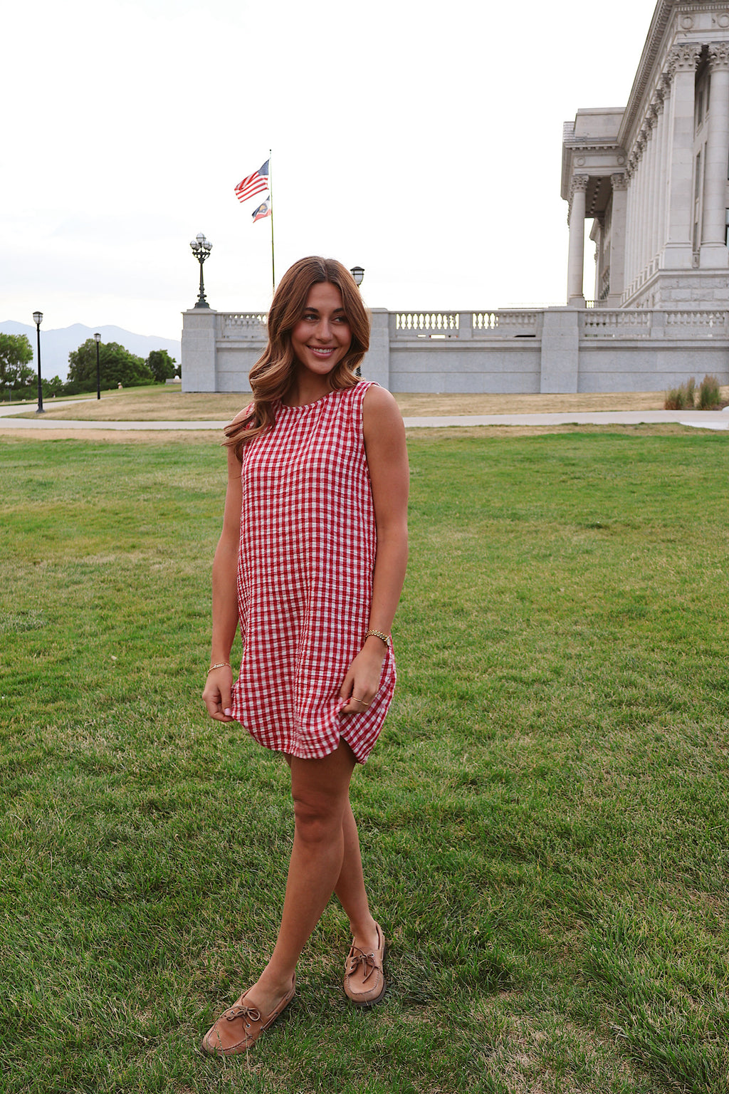 Sweet Annie Gingham Dress